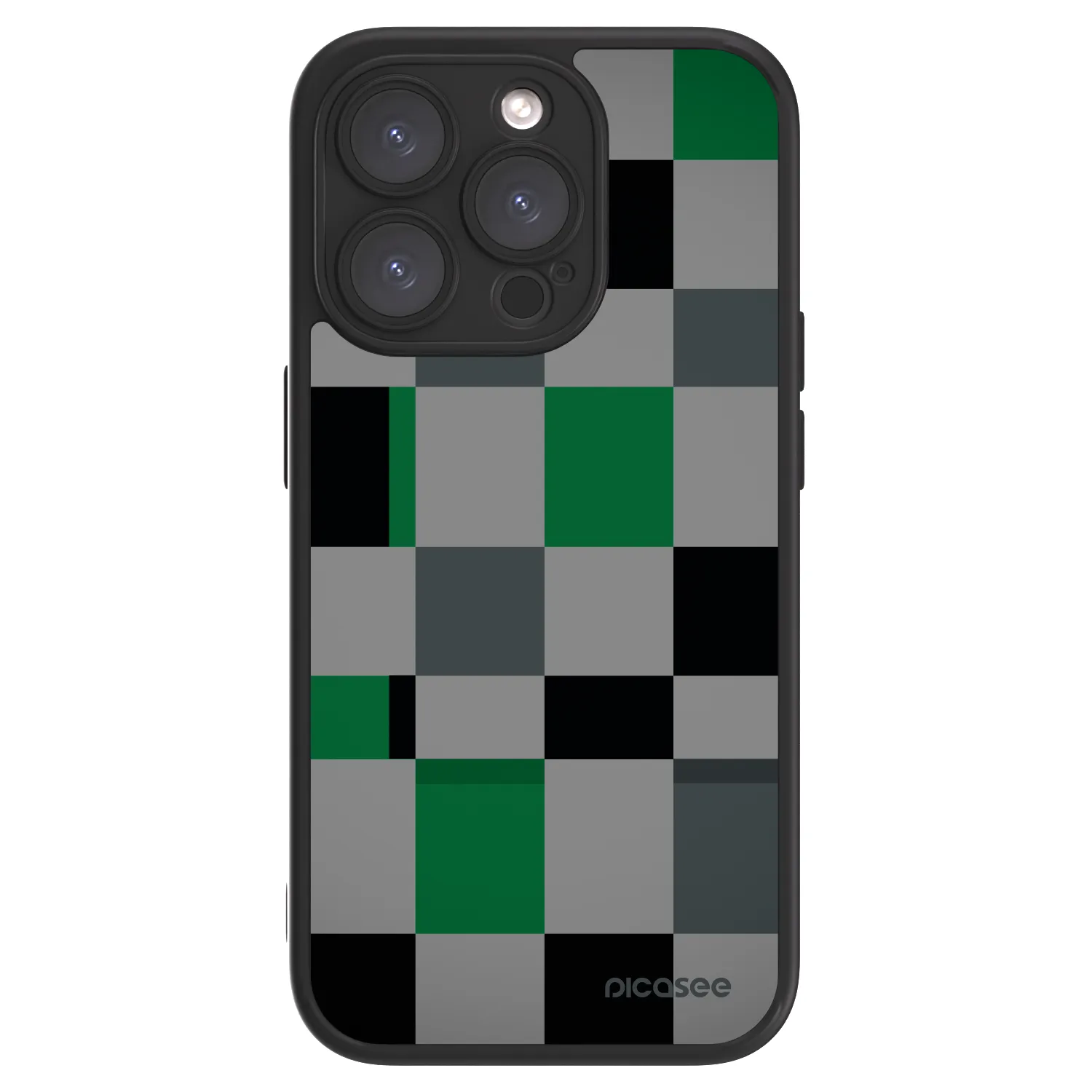 Picasee ULTIMATE CASE für Apple iPhone 15 Pro - Block Grid