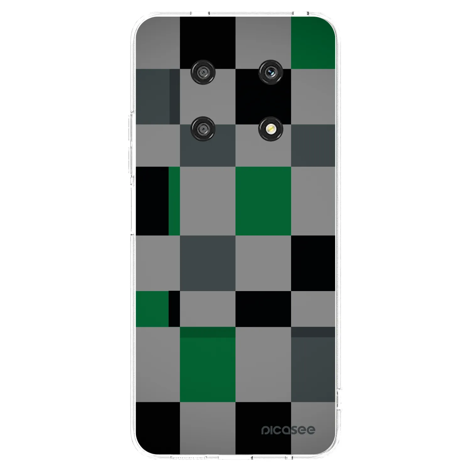 Picasee Honor Magic4 Lite 5G Hülle - Transparentes Silikon - Block Grid