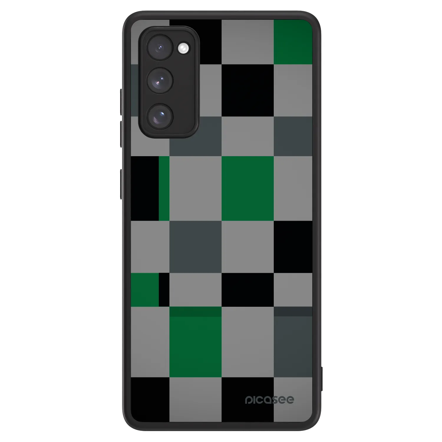 Picasee ULTIMATE CASE PowerShare für Samsung Galaxy S20 FE - Block Grid
