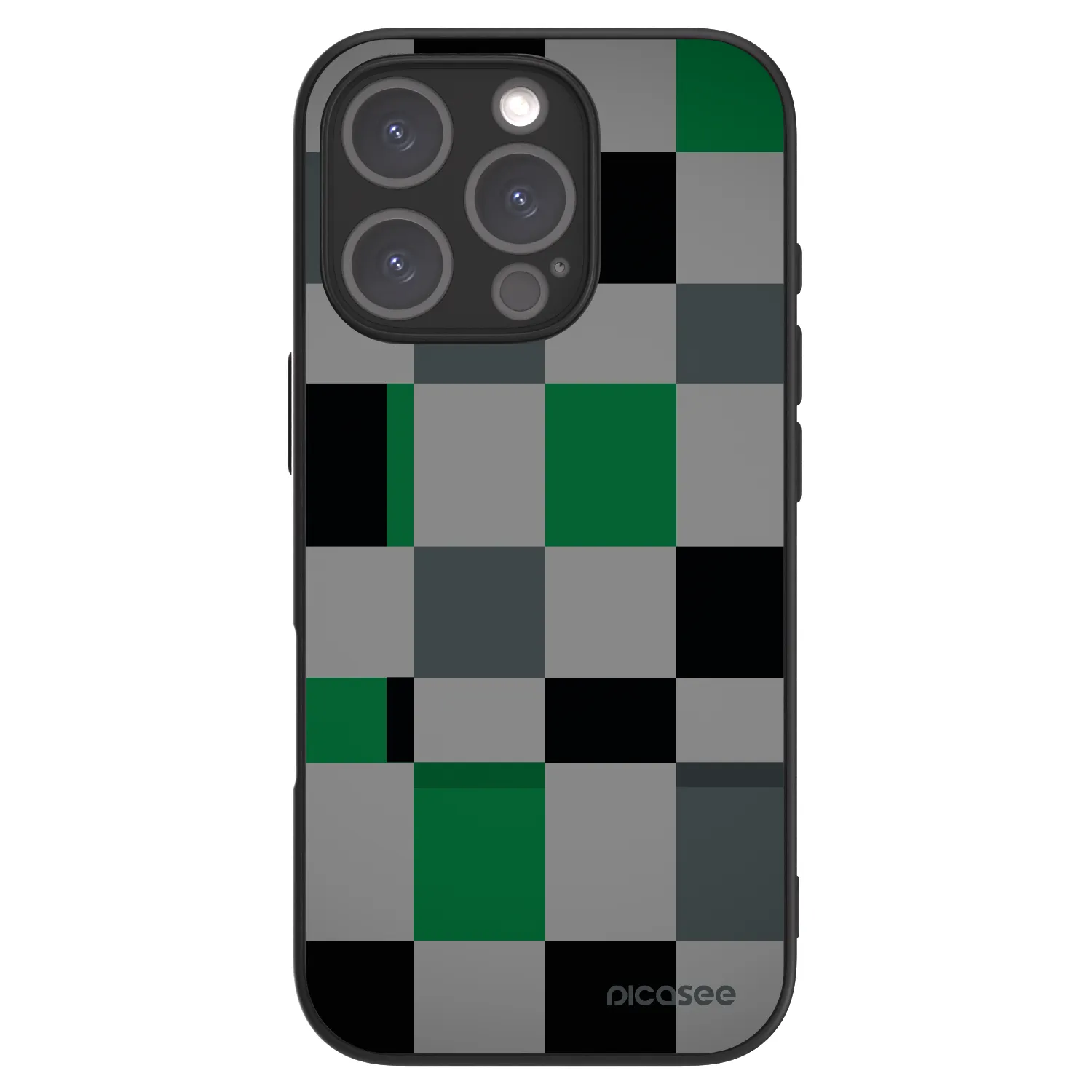 Picasee ULTIMATE CASE MagSafe für Apple iPhone 16 Pro - Block Grid