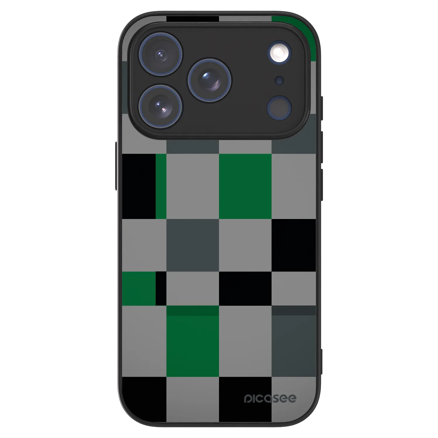 Picasee ULTIMATE CASE MagSafe für Apple iPhone 17 Pro - Block Grid
