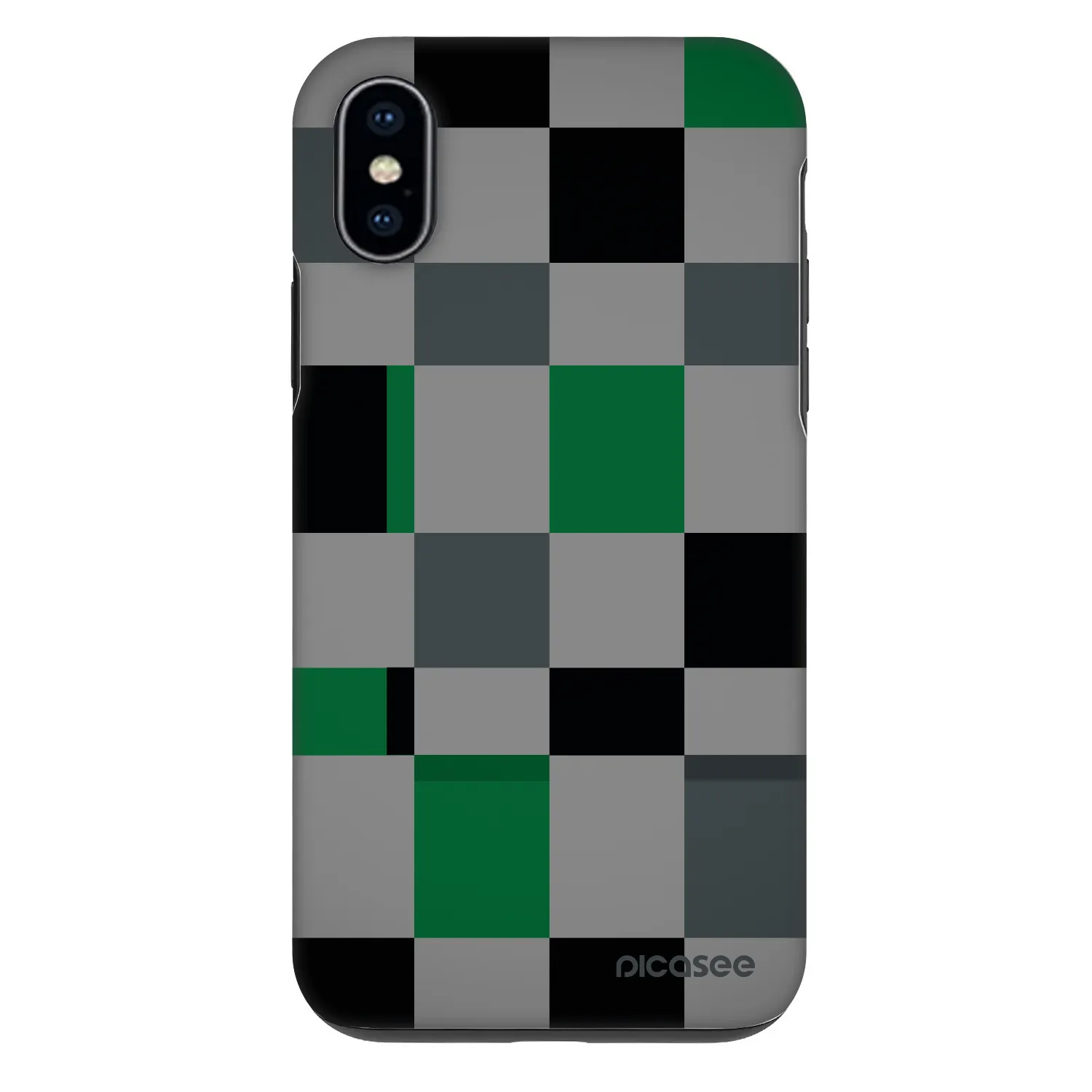 Picasee Fashion Case für Apple iPhone X/XS - Block Grid