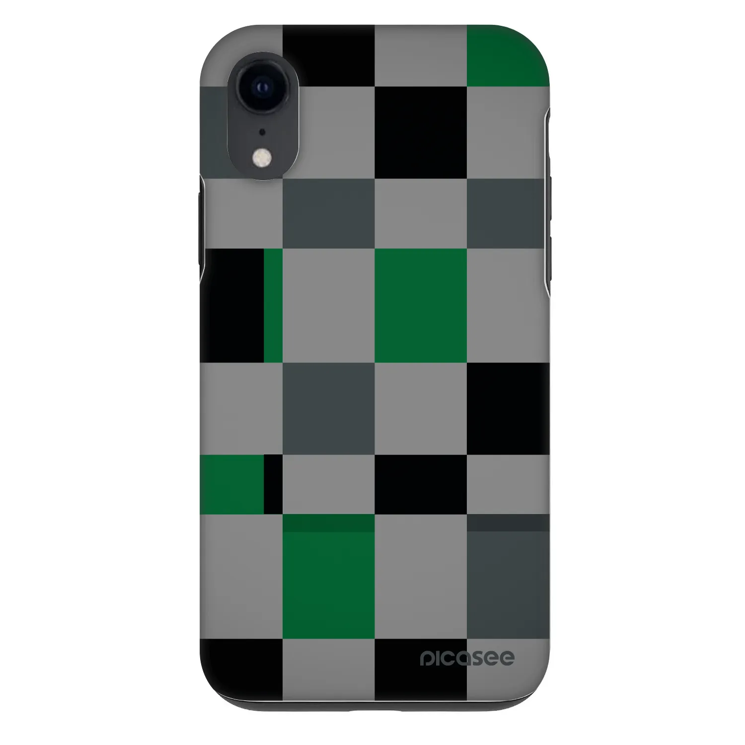 Picasee Fashion Case für Apple iPhone XR - Block Grid