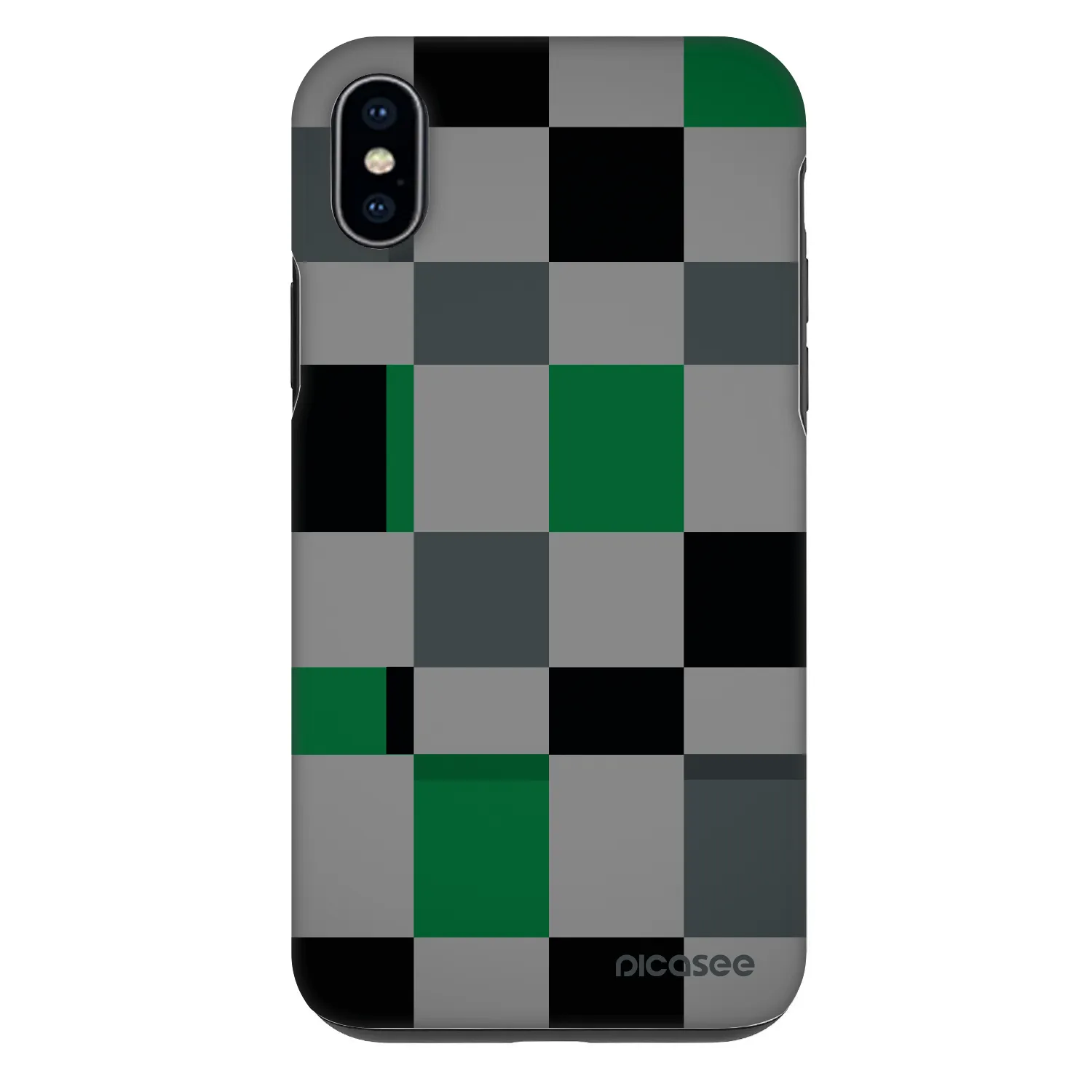 Picasee Fashion Case für Apple iPhone XS Max - Block Grid