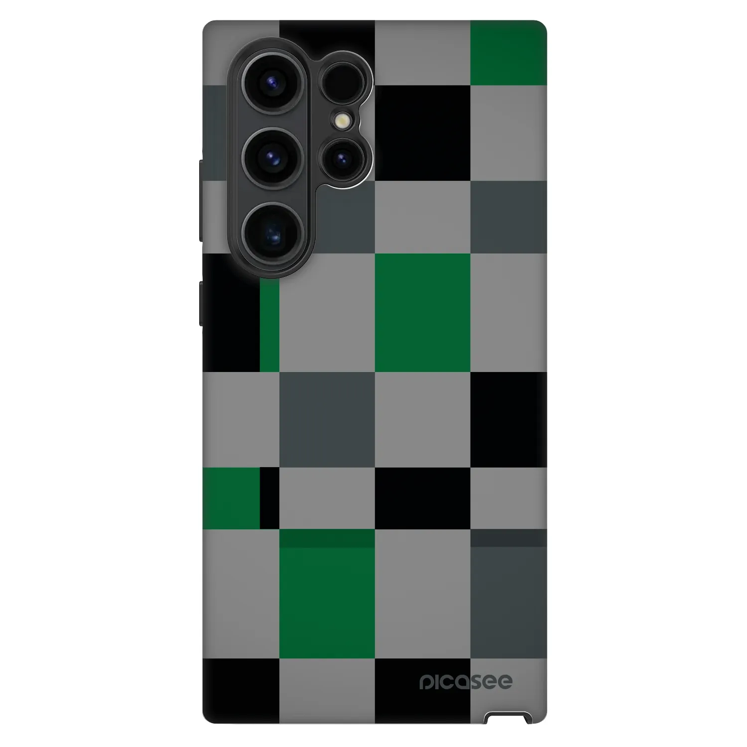 Picasee Fashion Case für Samsung Galaxy S22 Ultra 5G - Block Grid