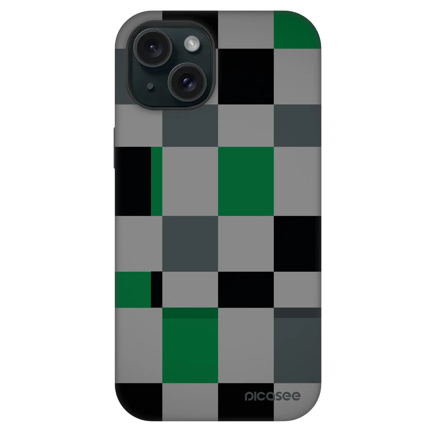 Picasee Fashion Case MagSafe für Apple iPhone 15 - Block Grid