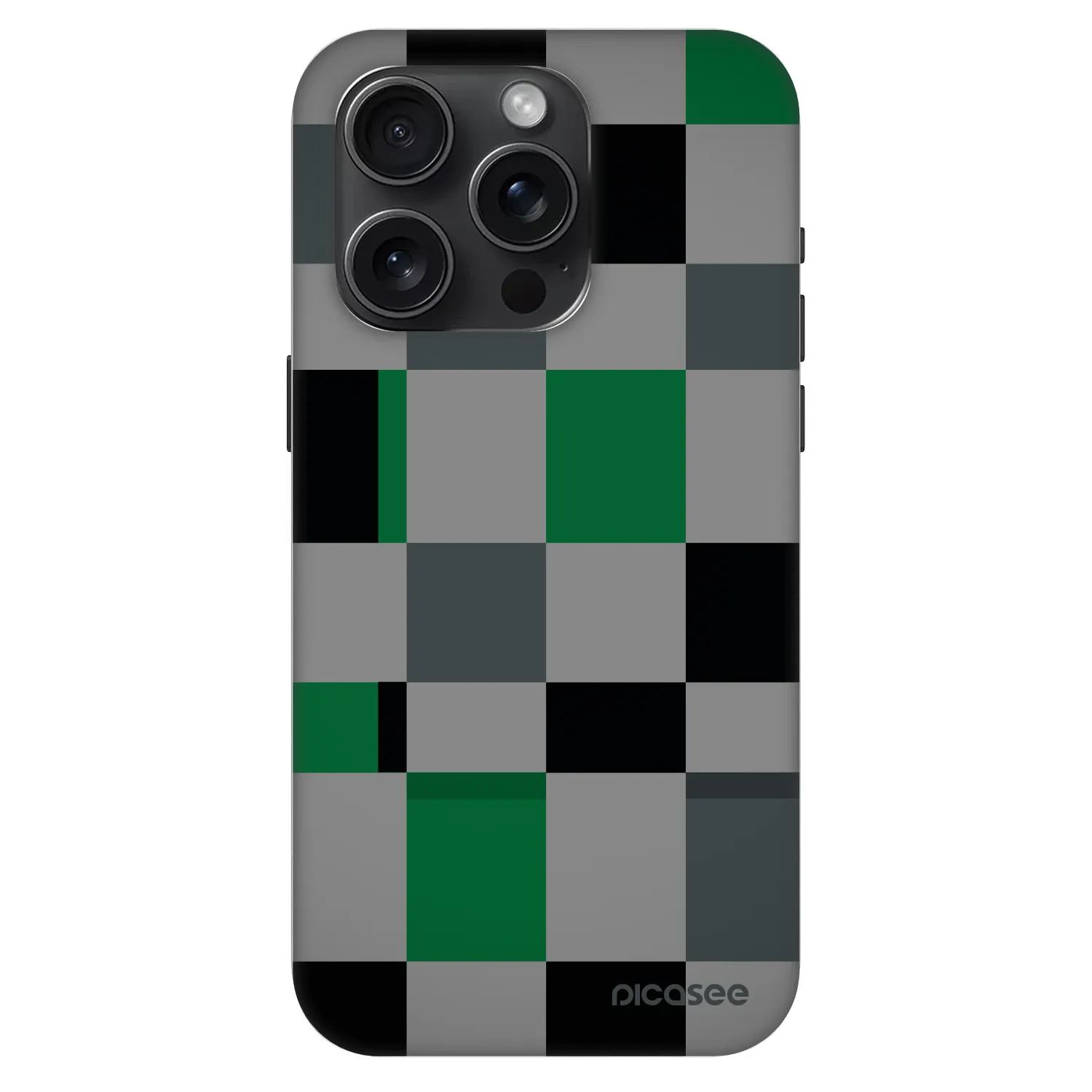 Picasee Fashion Case MagSafe für Apple iPhone 15 Pro - Block Grid
