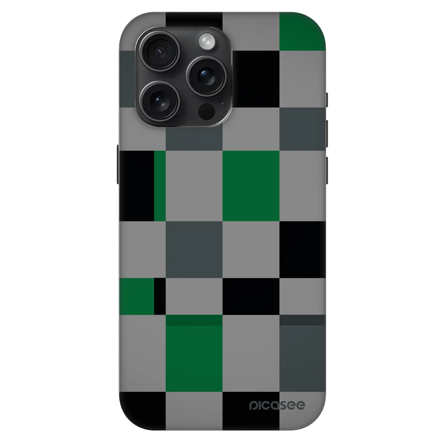 Picasee Fashion Case MagSafe für Apple iPhone 15 Pro Max - Block Grid