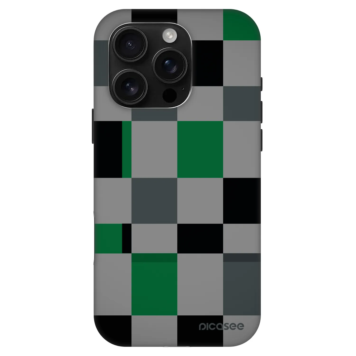 Picasee Fashion Case MagSafe für Apple iPhone 16 Pro - Block Grid