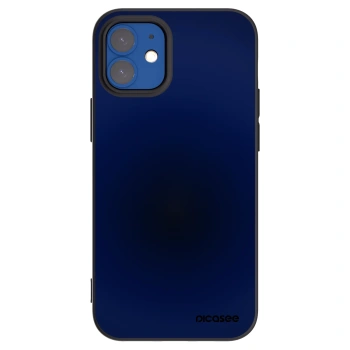 Picasee Apple iPhone 12 mini Hülle - Schwarzes Silikon - Deep Ocean