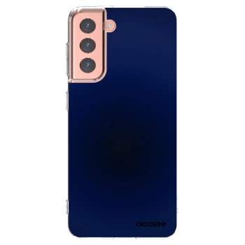 Picasee Samsung Galaxy S21 5G G991B Hülle - Transparentes Silikon - Deep Ocean