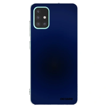 Picasee Samsung Galaxy M31s Hülle - Transparentes Silikon - Deep Ocean