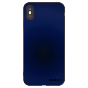 Picasee Apple iPhone XS Max Hülle - Schwarzes Silikon - Deep Ocean