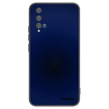 Picasee Huawei Nova 5T Hülle - Schwarzes Silikon - Deep Ocean