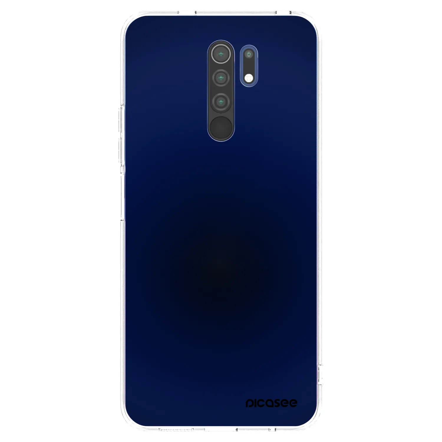 Picasee Xiaomi Redmi 9 Hülle - Transparentes Silikon - Deep Ocean