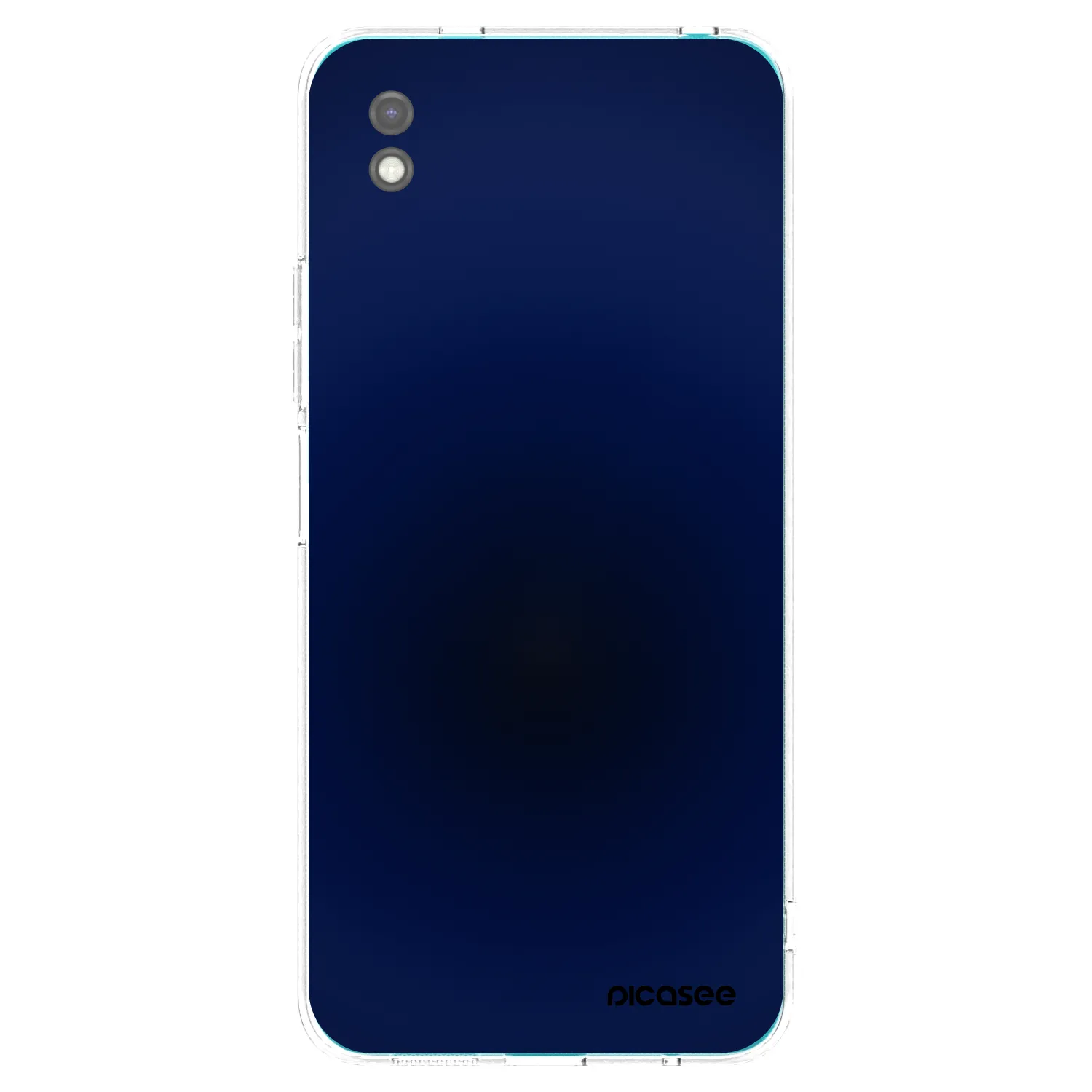 Picasee Xiaomi Redmi 9A Hülle - Schwarzes Silikon - Deep Ocean