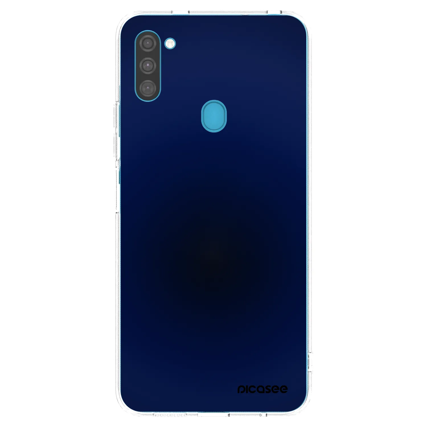Picasee Samsung Galaxy M11 Hülle - Transparentes Silikon - Deep Ocean