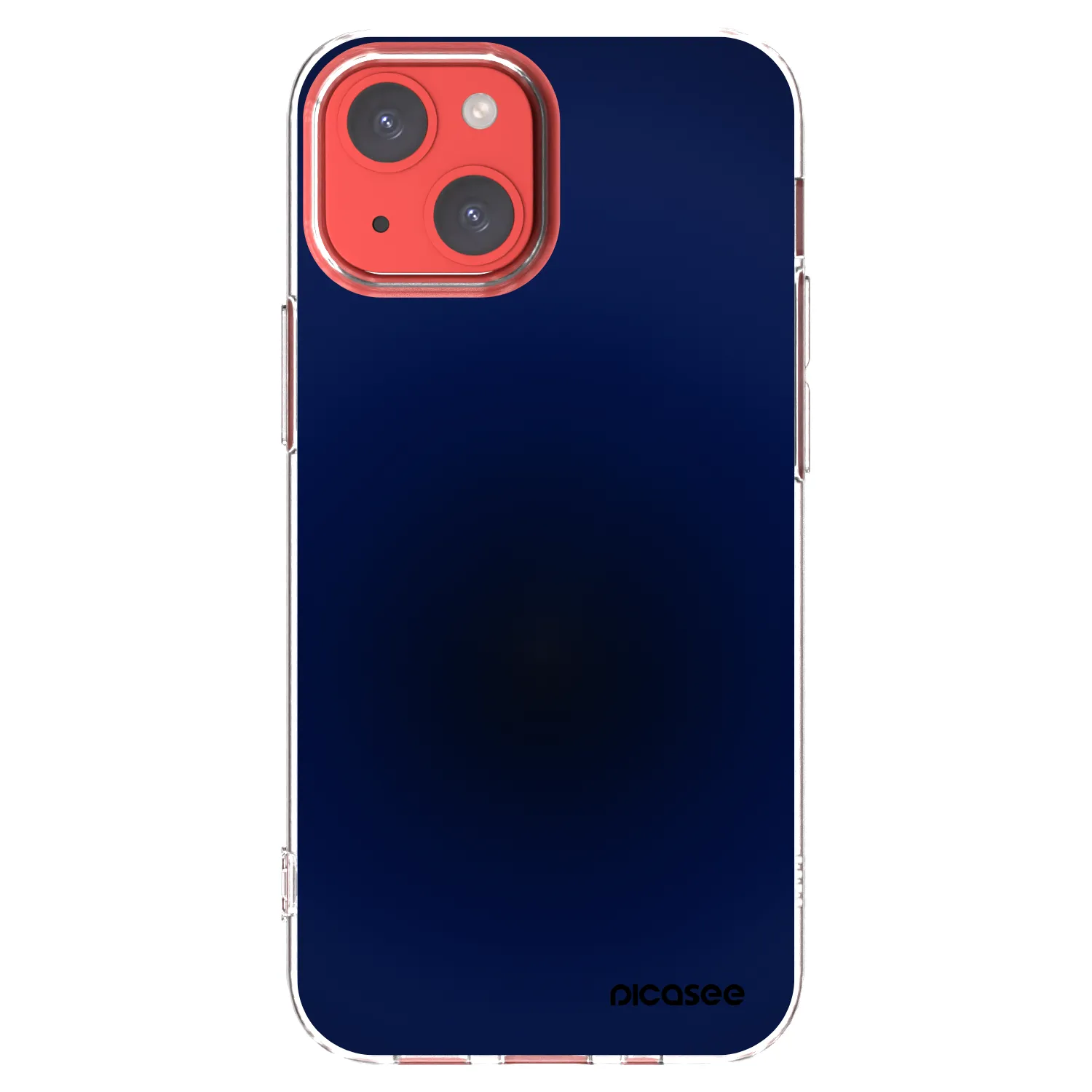 Picasee Apple iPhone 13 mini Hülle - Transparentes Silikon - Deep Ocean