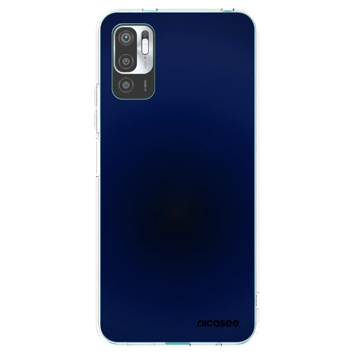 Picasee Xiaomi Redmi Note 10 5G Hülle - Transparentes Silikon - Deep Ocean