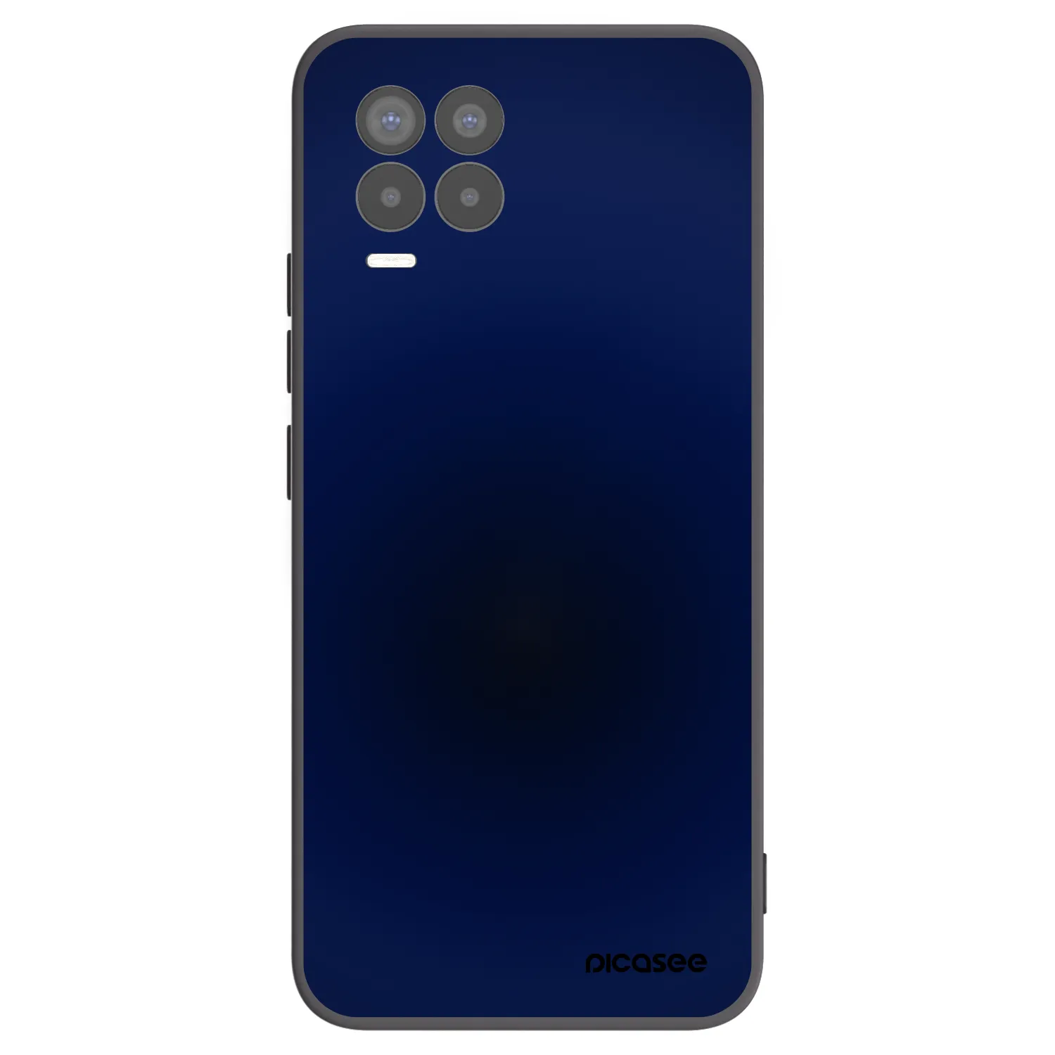 Picasee Realme 8 4G Hülle - Schwarzes Silikon - Deep Ocean