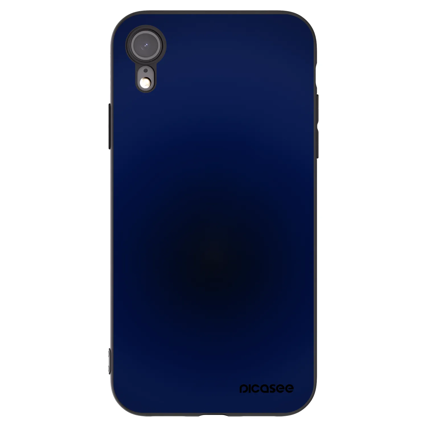 Picasee Apple iPhone XR Hülle - Schwarzes Silikon - Deep Ocean