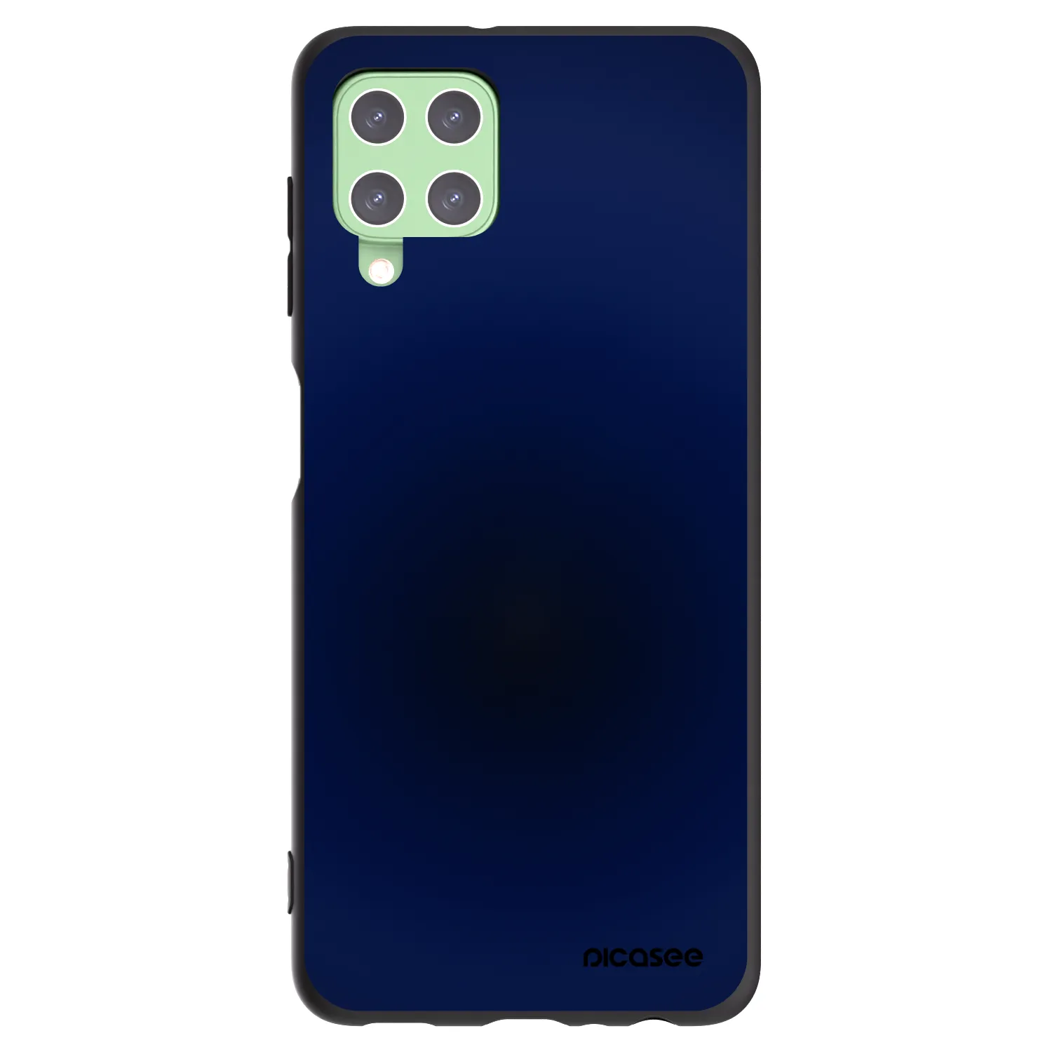 Picasee Samsung Galaxy A22 A225F 4G Hülle - Schwarzes Silikon - Deep Ocean