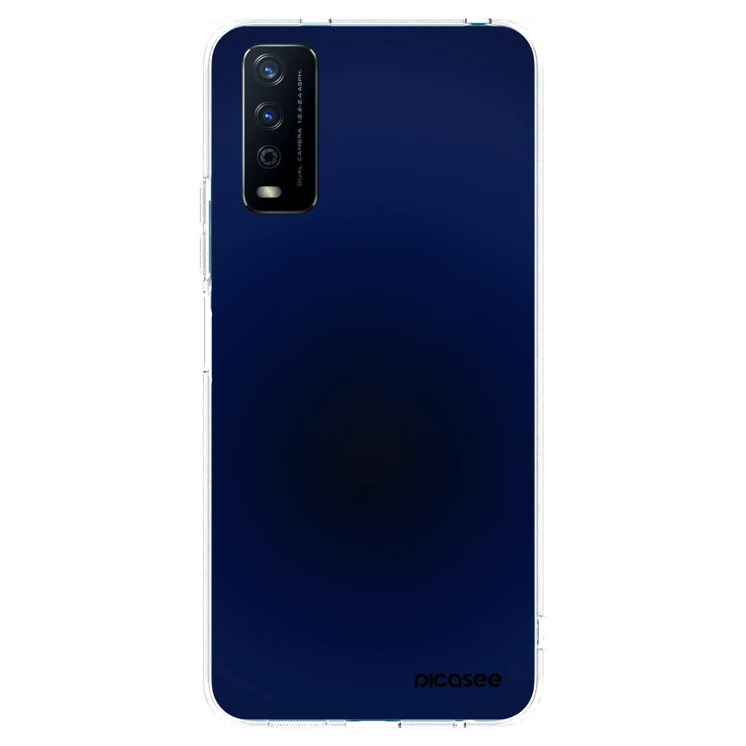 Picasee Vivo Y11s Hülle - Transparentes Silikon - Deep Ocean