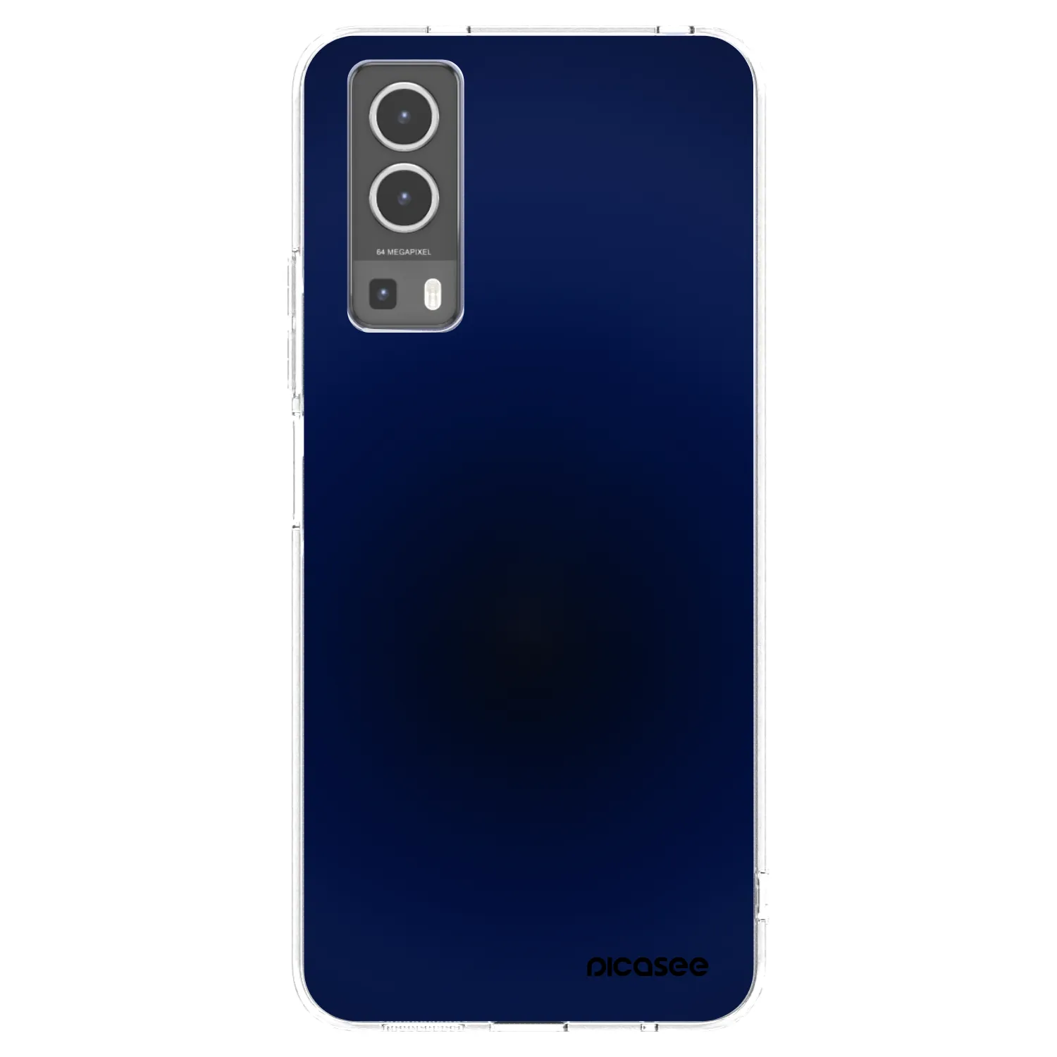 Picasee Vivo Y72 5G Hülle - Transparentes Silikon - Deep Ocean