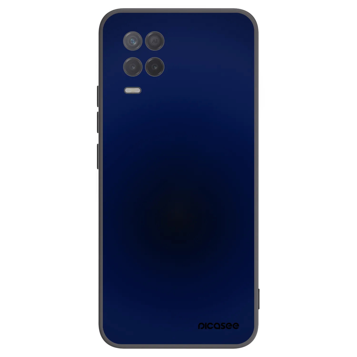Picasee Realme 8 5G Hülle - Schwarzes Silikon - Deep Ocean