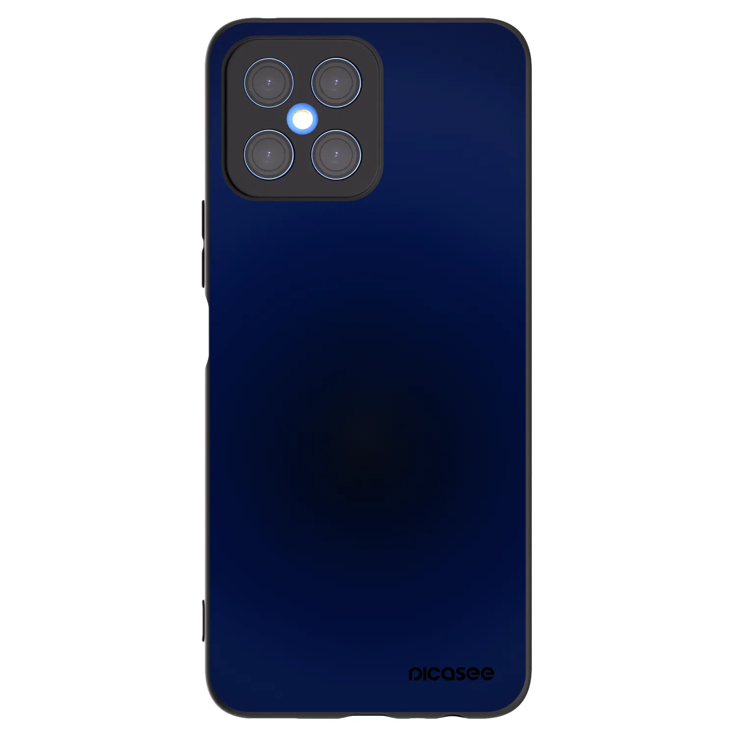 Picasee Honor X8 4G Hülle - Schwarzes Silikon - Deep Ocean
