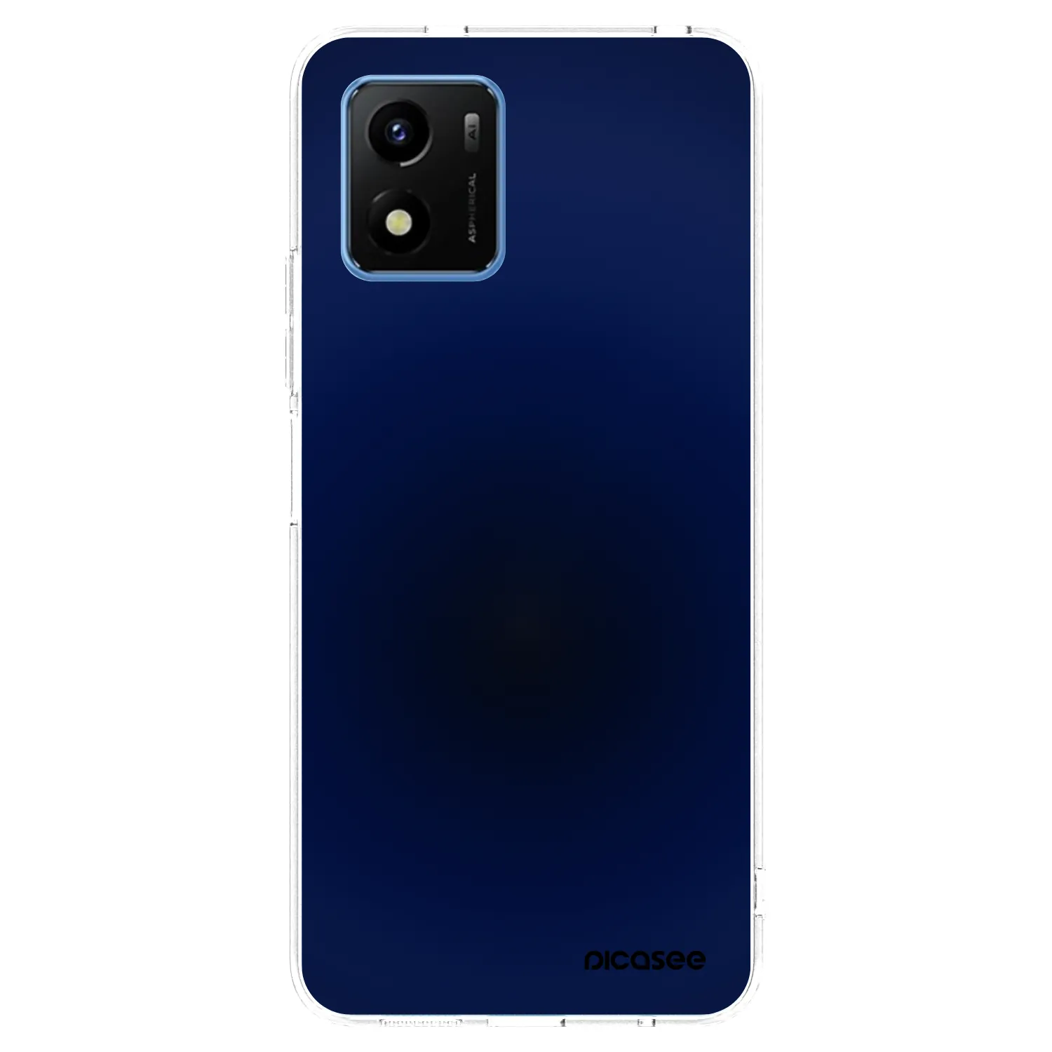 Picasee Vivo Y01 Hülle - Transparentes Silikon - Deep Ocean