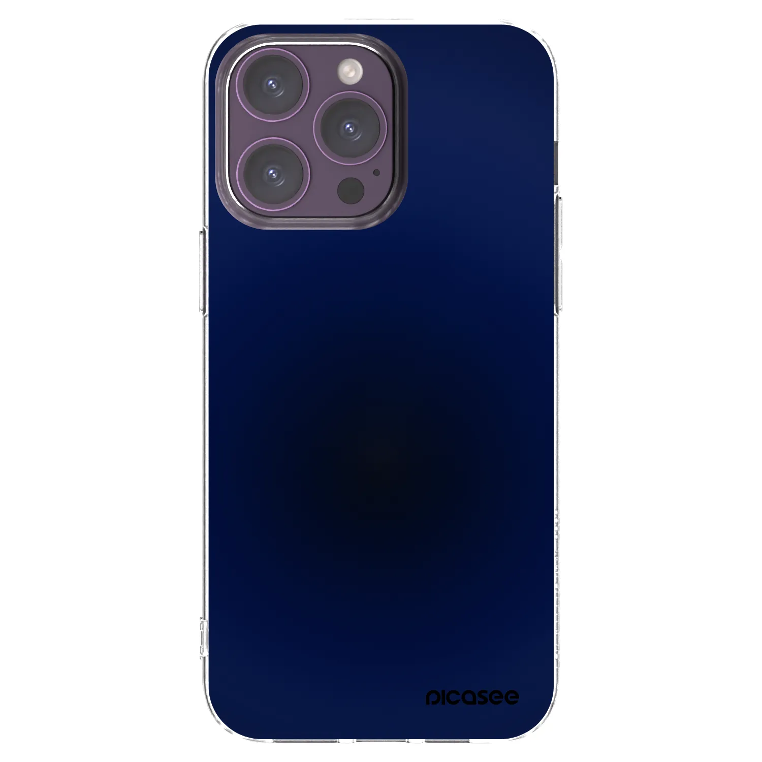 Picasee Apple iPhone 14 Pro Max Hülle - Transparentes Silikon - Deep Ocean