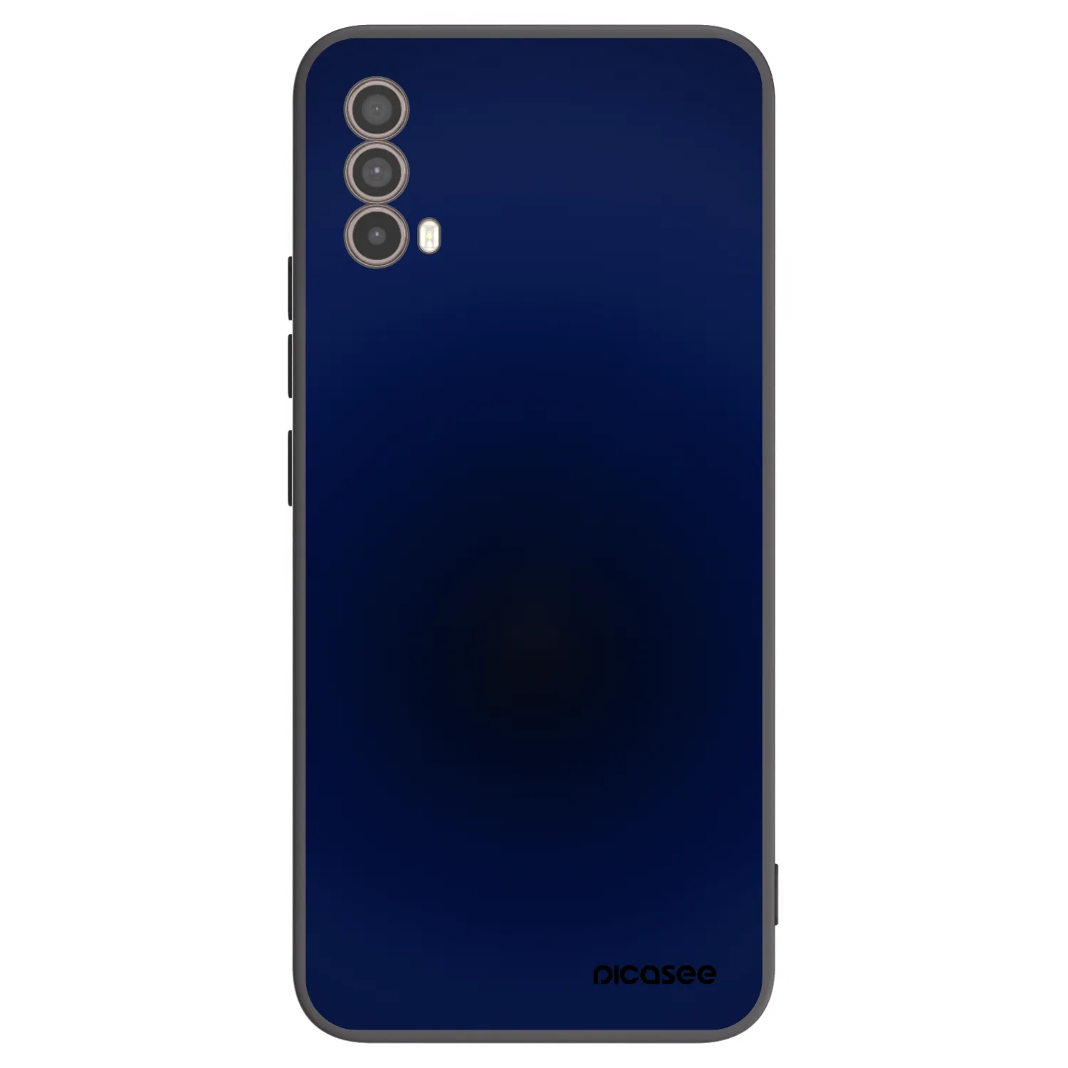 Picasee Motorola Moto E40 Hülle - Schwarzes Silikon - Deep Ocean