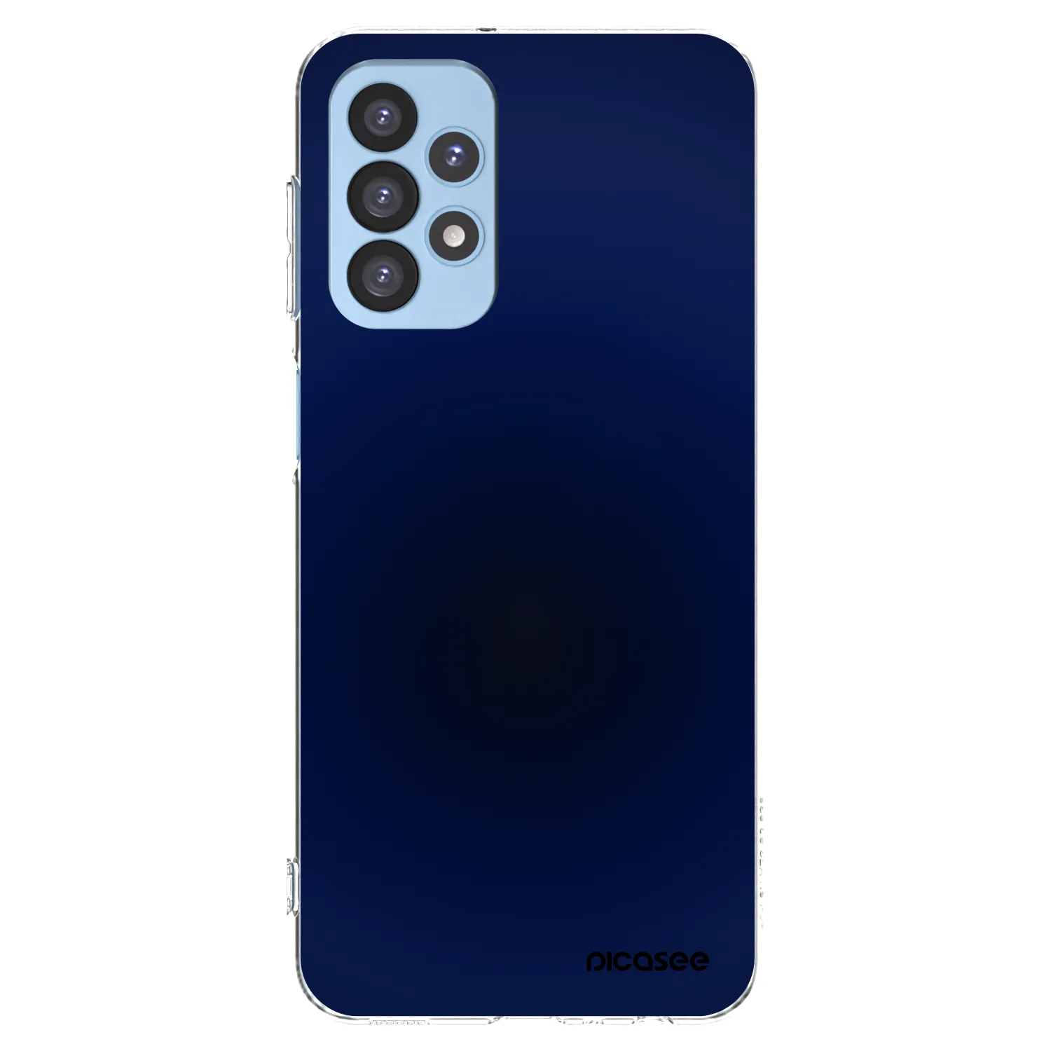 Picasee Samsung Galaxy A23 A235F 4G Hülle - Transparentes Silikon - Deep Ocean