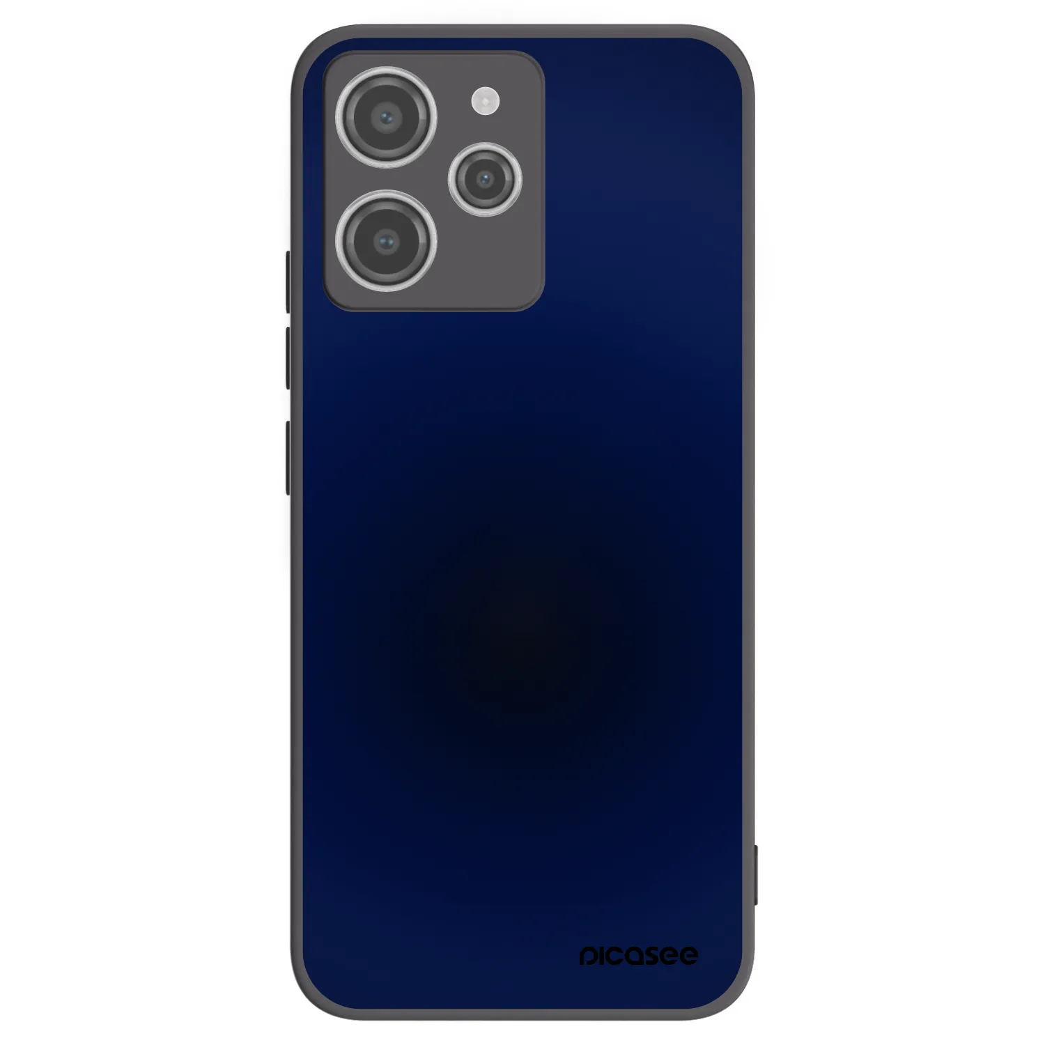 Picasee Xiaomi Redmi 12 4G Hülle - Schwarzes Silikon - Deep Ocean