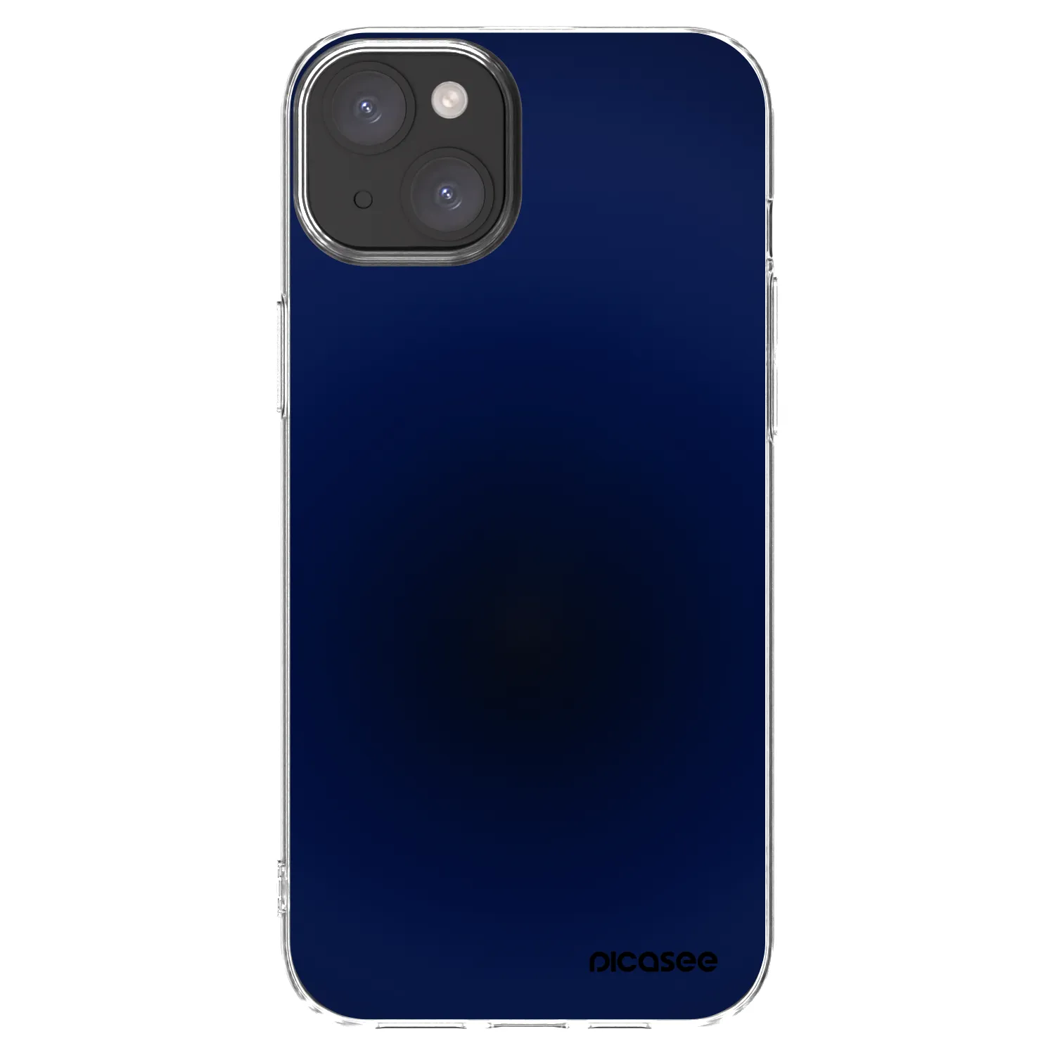 Picasee Apple iPhone 15 Plus Hülle - Transparentes Silikon - Deep Ocean