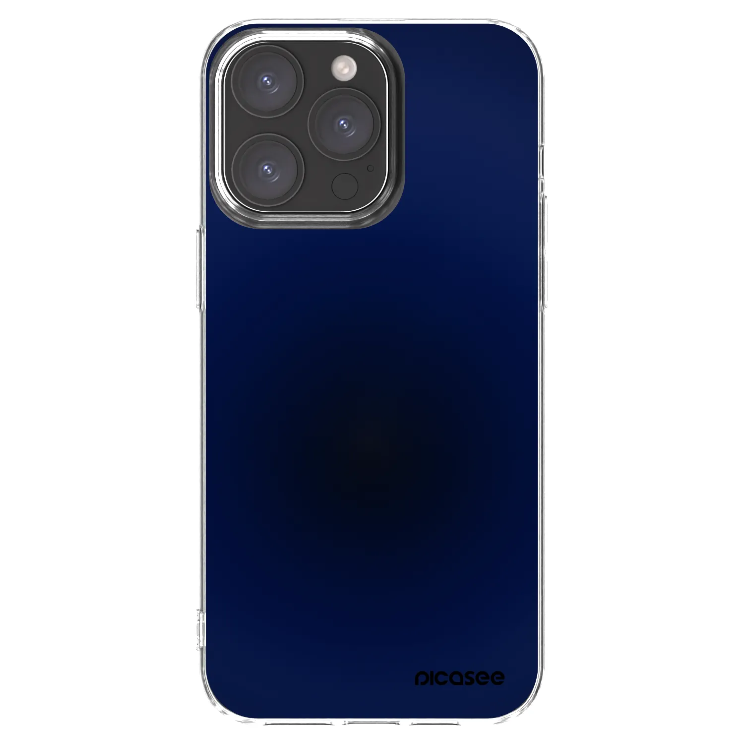 Picasee Apple iPhone 15 Pro Max Hülle - Transparentes Silikon - Deep Ocean