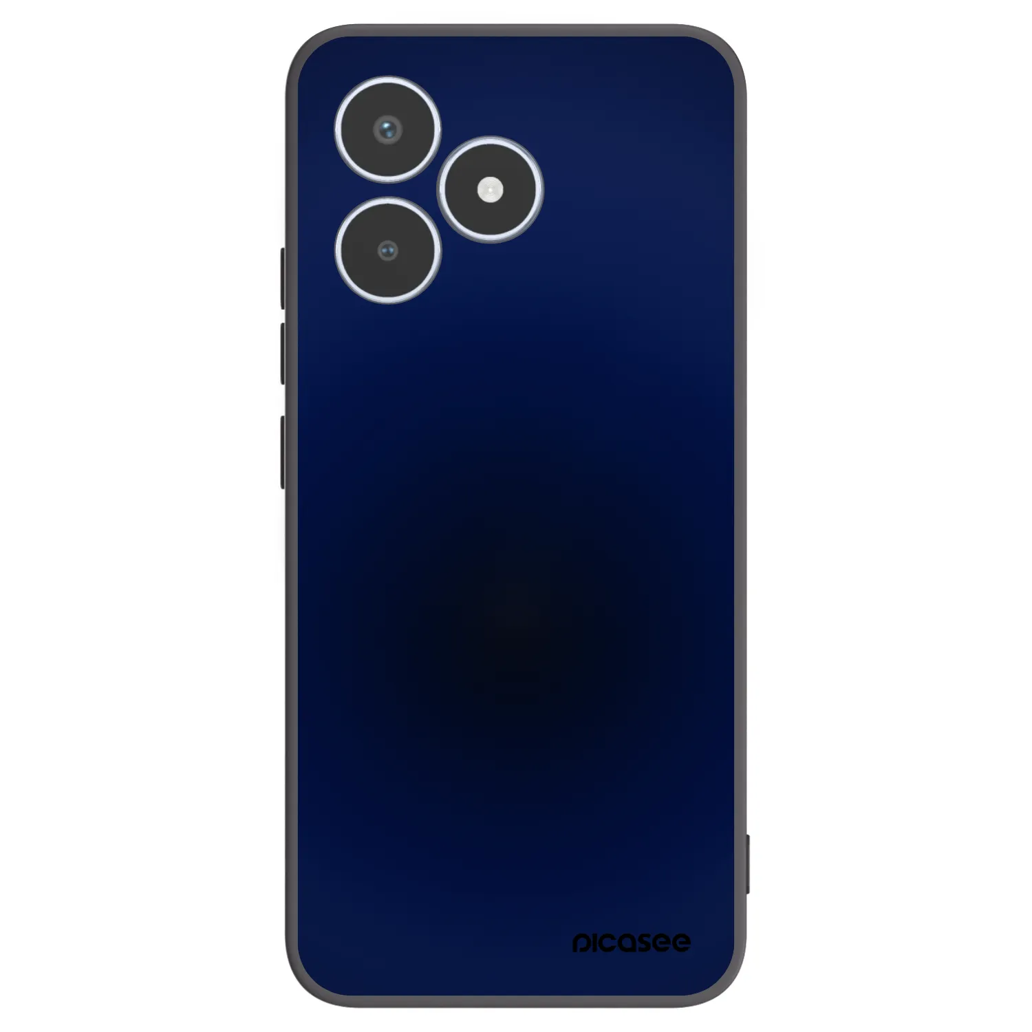 Picasee Realme C53 Hülle - Schwarzes Silikon - Deep Ocean
