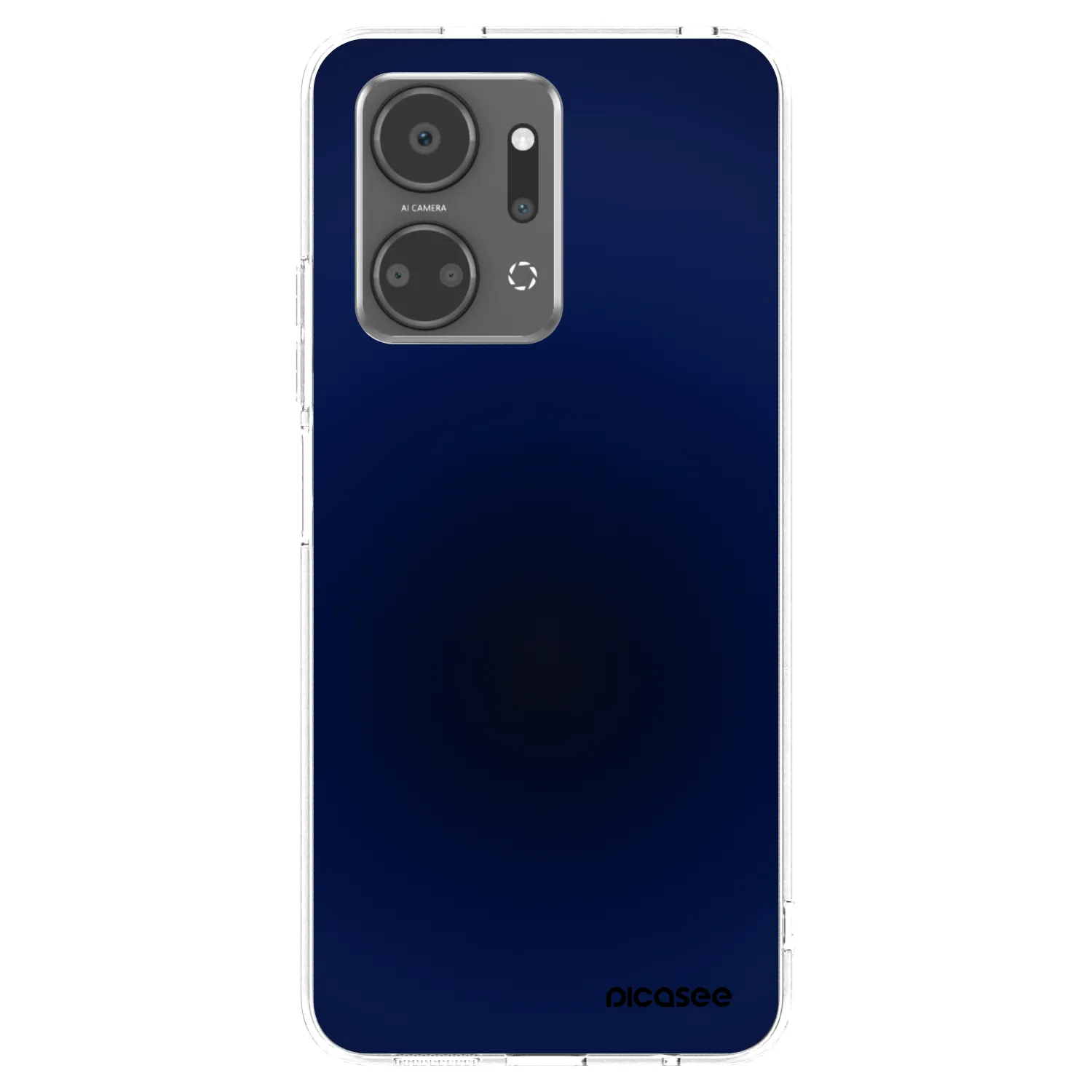 Picasee Honor X7a Hülle - Transparentes Silikon - Deep Ocean