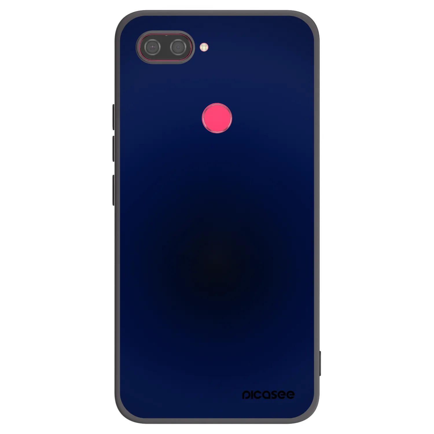Picasee Xiaomi Mi 8 Lite Hülle - Schwarzes Silikon - Deep Ocean