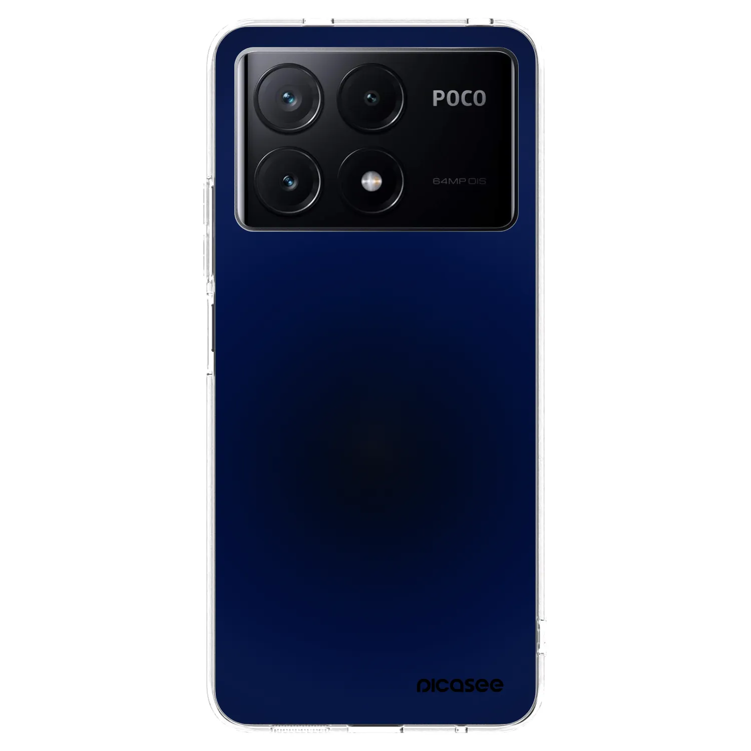 Picasee Xiaomi Poco X6 Pro Hülle - Transparentes Silikon - Deep Ocean