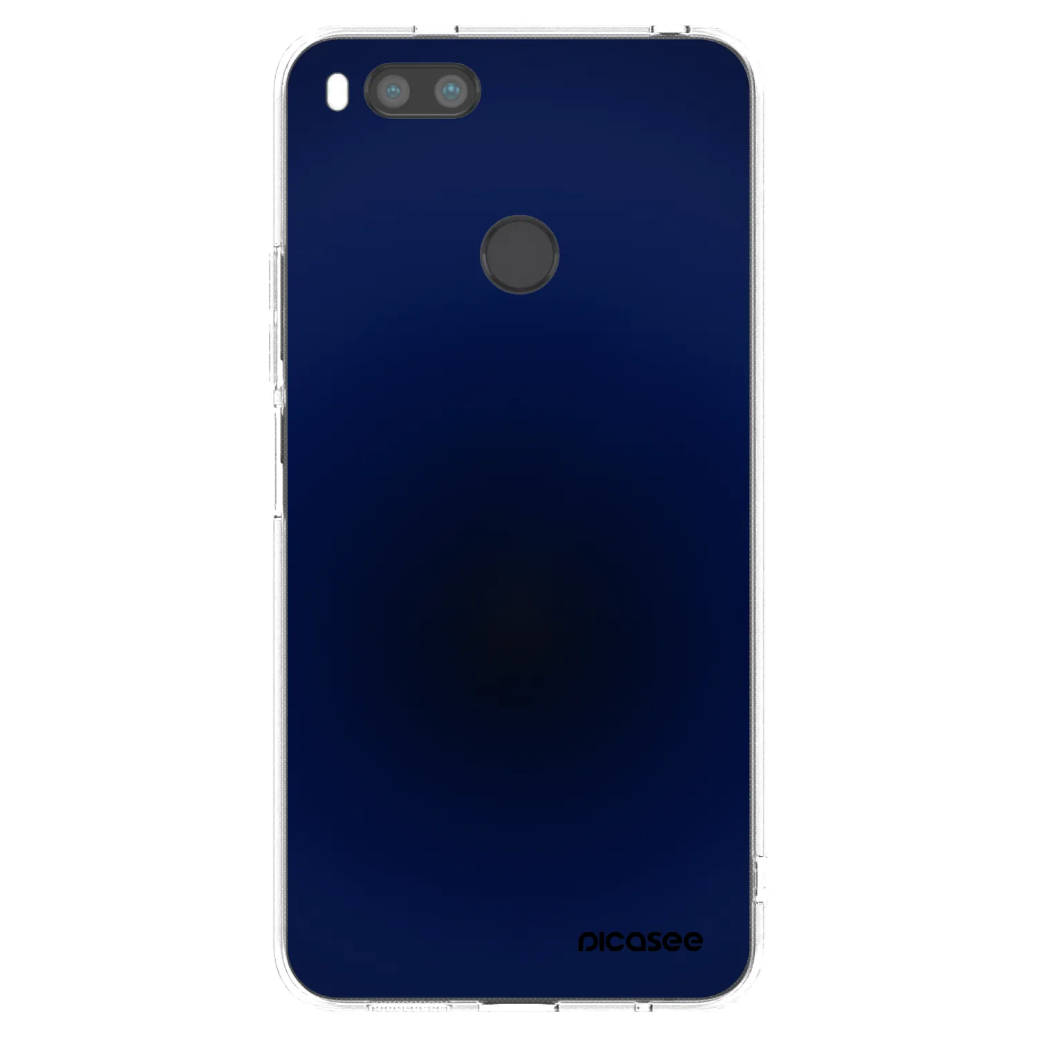 Picasee Xiaomi Mi A1 Global Hülle - Transparentes Silikon - Deep Ocean