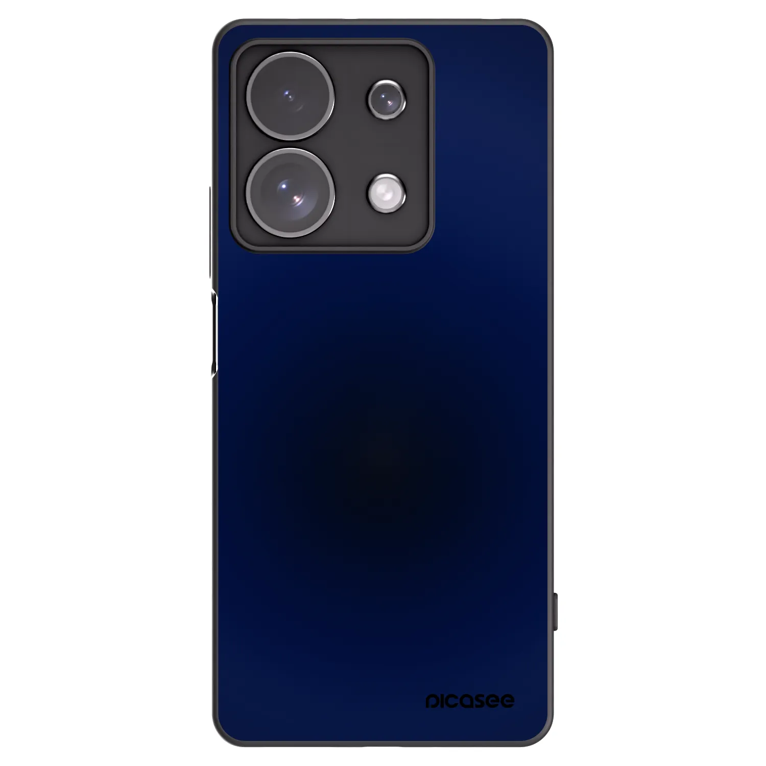 Picasee Xiaomi Redmi Note 13 Pro 4G Hülle - Schwarzes Silikon - Deep Ocean