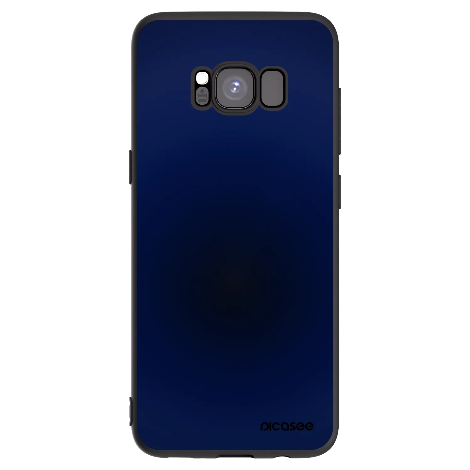 Picasee Samsung Galaxy S8 G950F Hülle - Schwarzes Silikon - Deep Ocean