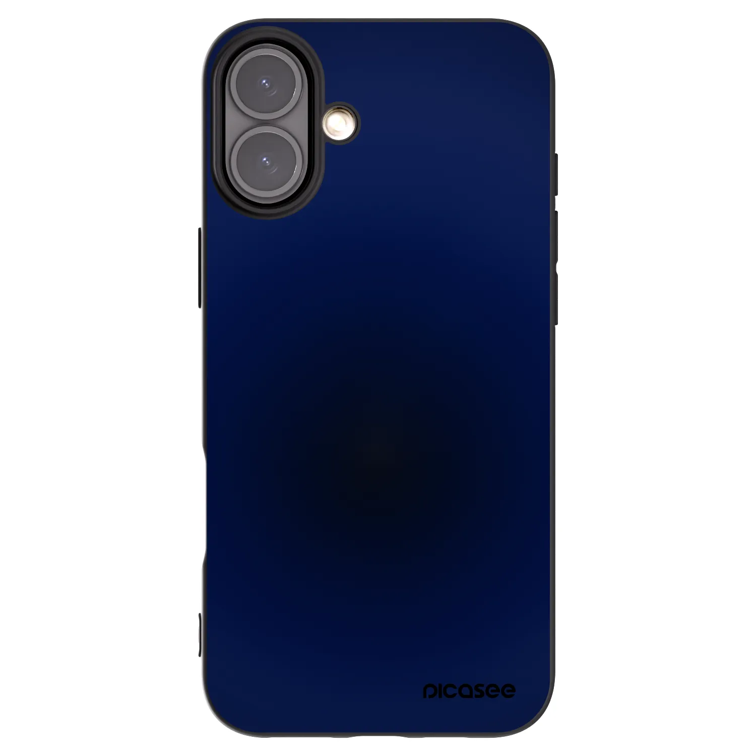 Picasee Apple iPhone 16 Plus Hülle - Schwarzes Silikon - Deep Ocean
