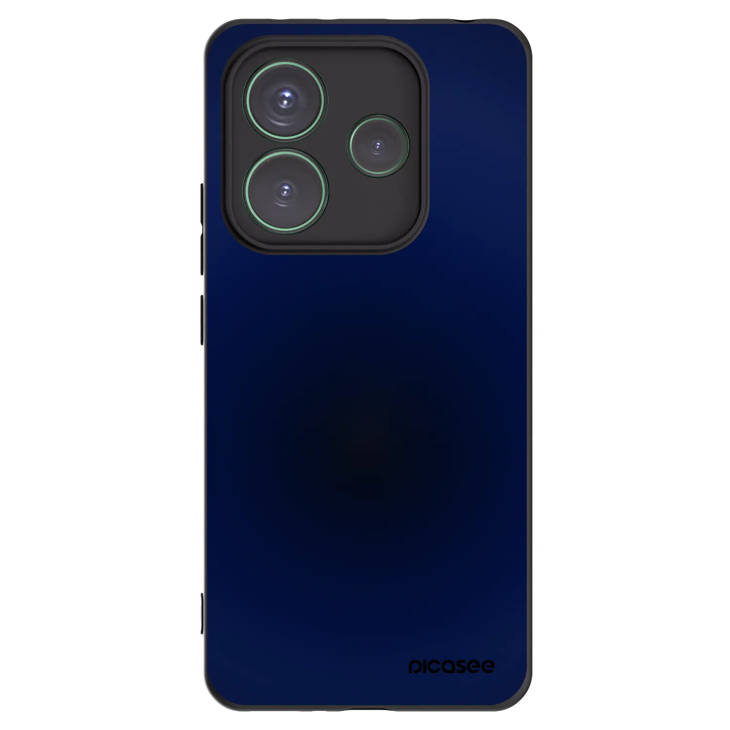 Picasee Xiaomi Redmi Note 14 5G Hülle - Schwarzes Silikon - Deep Ocean