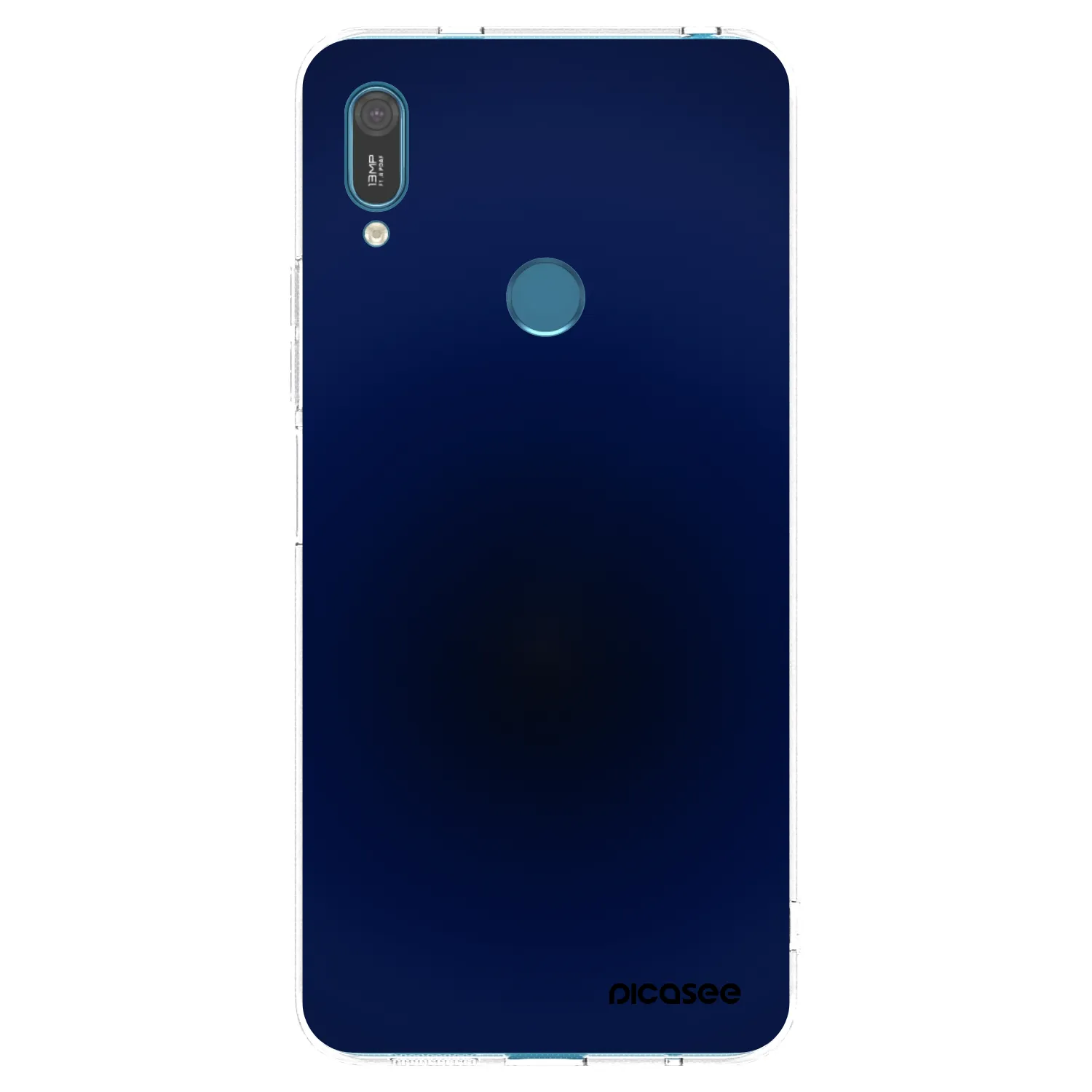 Picasee Huawei Y7 2019 Hülle - Transparentes Silikon - Deep Ocean