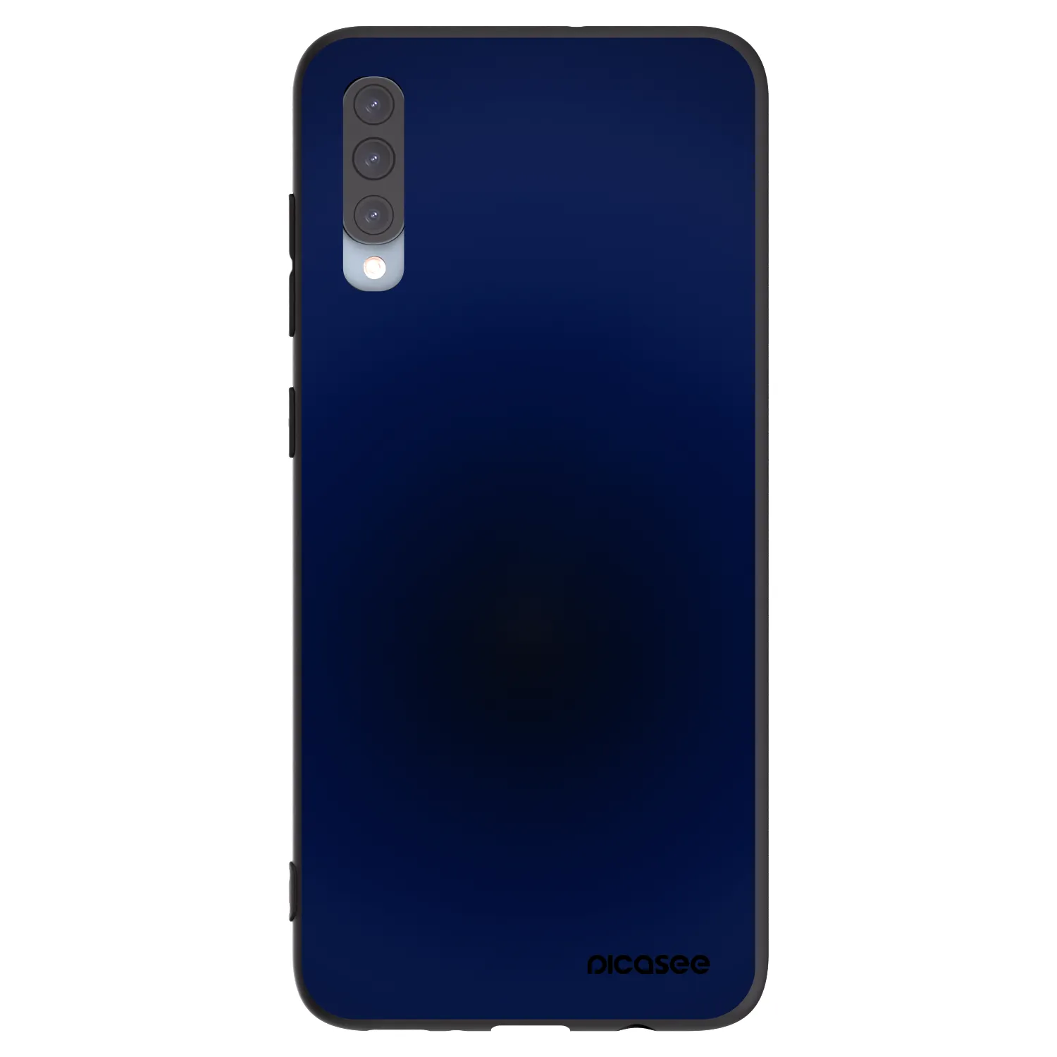 Picasee Samsung Galaxy A70 A705F Hülle - Schwarzes Silikon - Deep Ocean