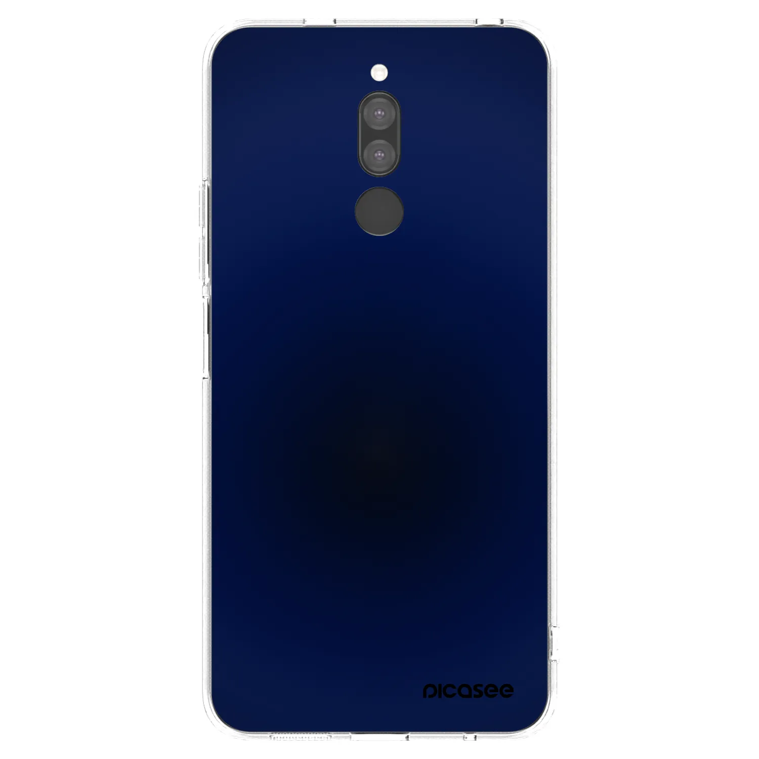 Picasee Xiaomi Redmi 8 Hülle - Transparentes Silikon - Deep Ocean