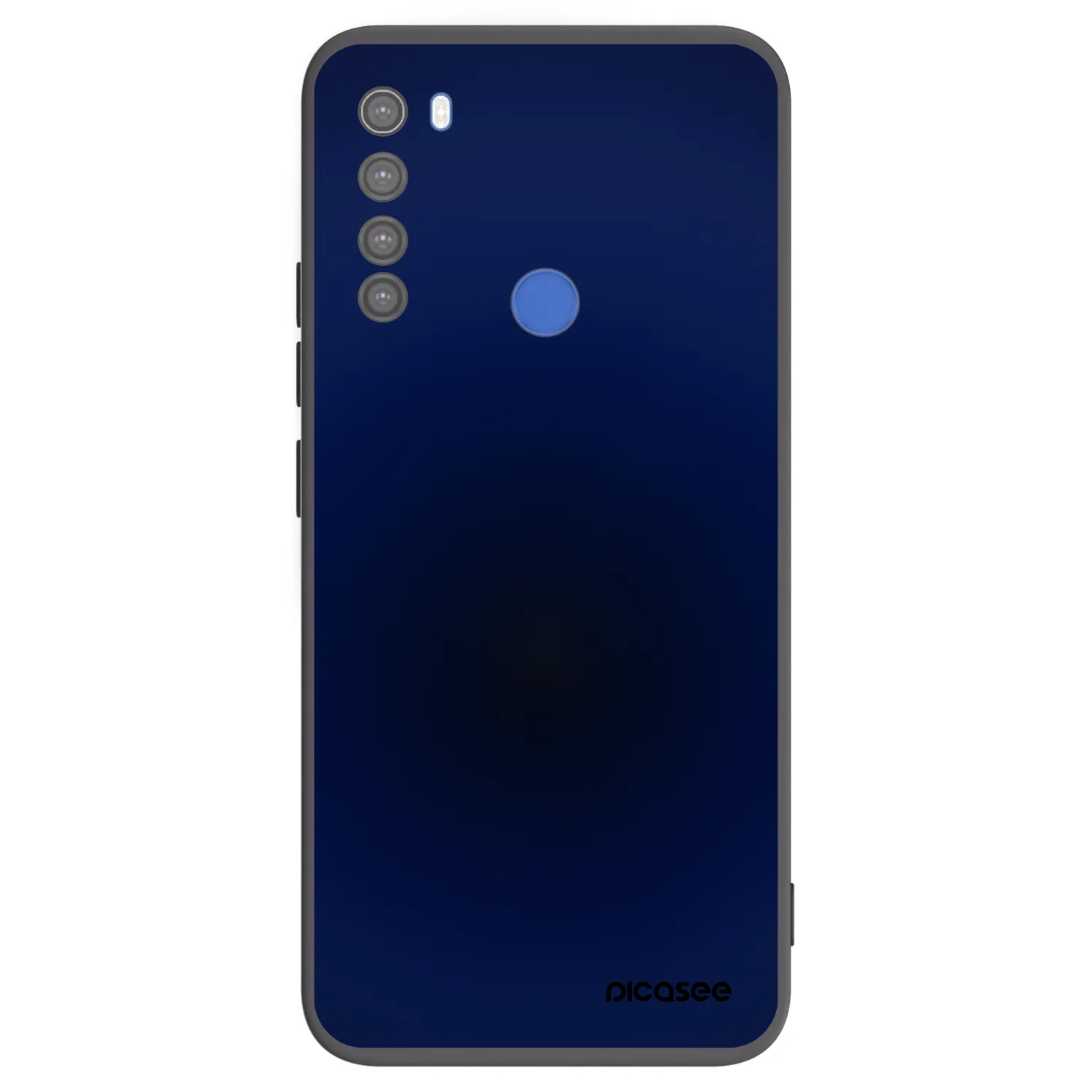 Picasee Xiaomi Redmi Note 8T Hülle - Schwarzes Silikon - Deep Ocean